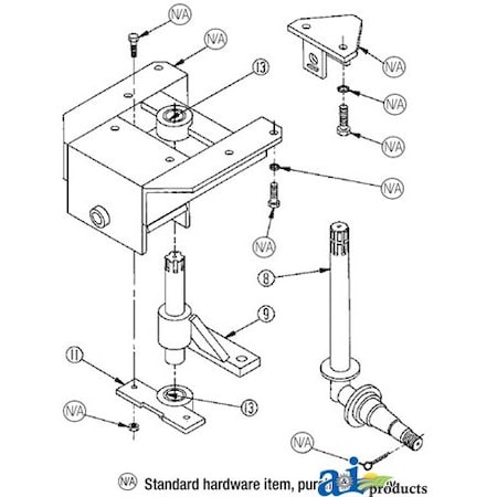 A & I Products Spindle, (check dimensions on a previous page) 7.5" x23.75" x5.5" A-16455